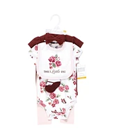 Hudson Baby Girls Cotton Layette Set, Sweet Roses, 9-12 Months