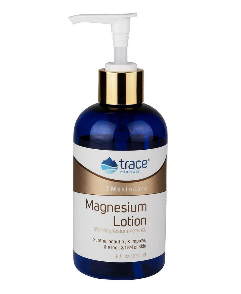 Trace Minerals | TMskincare Magnesium Lotion | Skincare, Soothe, Beautify, & Smoothe the Look and Feel of Skin | Non-Greasy | 8 fl. oz. (237 ml)