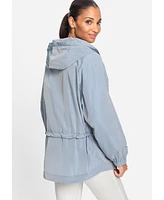 Olsen Women's Wind Repellant Hooded Jacket