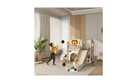 Swing and Slide Set – Outdoor Playset for Kids with Swing, Slide, and Climbing Features