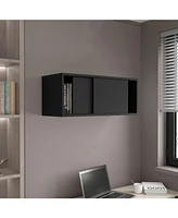 Slana Wall Cabinet, 2 Sliding doors, 1 Shelf, White
