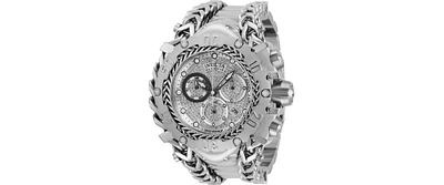 Invicta Men's 34441 Gladiator Quartz Chronograph Silver, Gunmetal Dial Watch