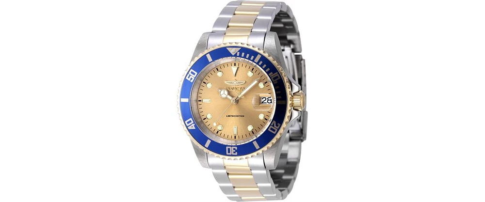 Invicta Men's 47394 Pro Diver Automatic 3 Hand Gold Dial Watch
