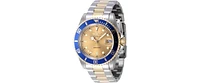 Invicta Men's 47394 Pro Diver Automatic 3 Hand Gold Dial Watch