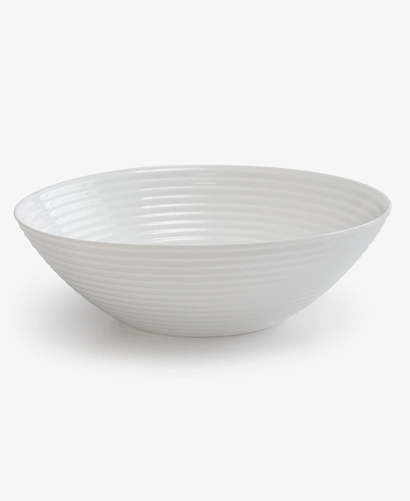 Arch Studio Opal Glass Spiral Serving Bowl, Exclusively at Macy's