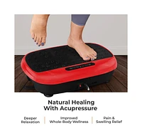 LifePro Compact Vibration Plate Exercise Machine for Full Body, Lymphatic Drainage, Joint Pain Relief & Calorie Burn