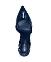 Marc Fisher Women's Hadya Pointy Toe Stiletto Slingback Pumps