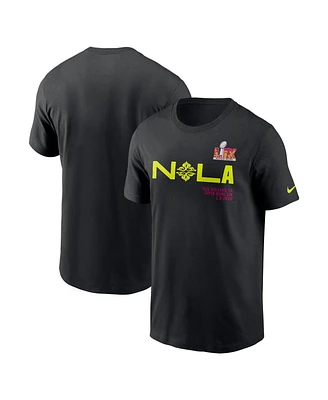Nike Men's Black Super Bowl Lix T-Shirt