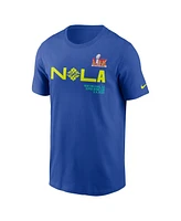 Nike Men's Royal Super Bowl Lix T-Shirt