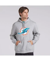 Fanatics Men's Heather Gray Miami Dolphins Legacy Fleece Pullover Hoodie