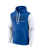 Fanatics Men's Royal/White Indianapolis Colts Outline Pullover Hoodie