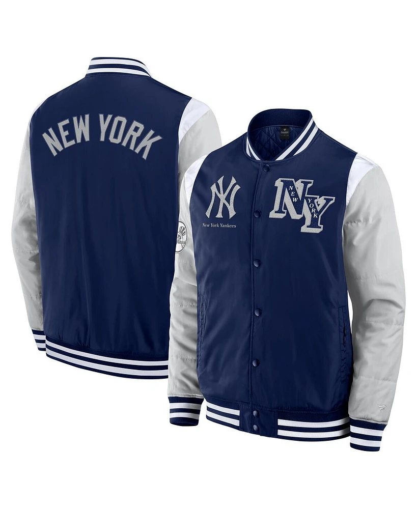 Fanatics Men's Navy New York Yankees Elements Elite Full-Snap Jacket