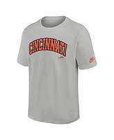 Nike Men's Silver Cincinnati Bengals Rewind Max90 Statement T-Shirt