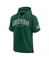 Fanatics Men's and Women's Green Bay Packers Elements Ready Short Sleeve Pullover Hoodie