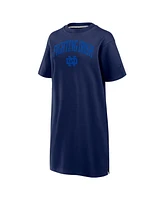 Fanatics Women's Navy Notre Dame Fighting Irish Elements Go Tri-Blend T-Shirt Dress