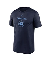 Jordan Men's Navy North Carolina Tar Heels On-Court Basketball Legend Practice Performance T-Shirt