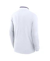 Nike Men's White Lsu Tigers Victory Performance Half-Zip Top