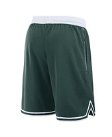 Nike Men's Green/White Michigan State Spartans Performance Basketball Shorts