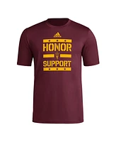 Adidas Men's Maroon Arizona State Sun Devils Honor Support Pre-Game T-Shirt