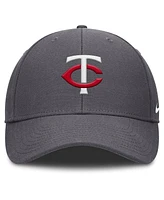 Nike Men's Gray Minnesota Twins Club Performance Adjustable Hat