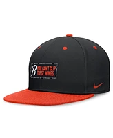 Nike Men's Black/Orange Baltimore Orioles City Connect True Fitted Hat