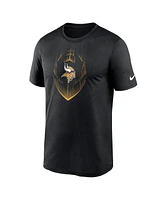 Nike Men's Black Minnesota Vikings Primetime Legend Icon Performance T-Shirt