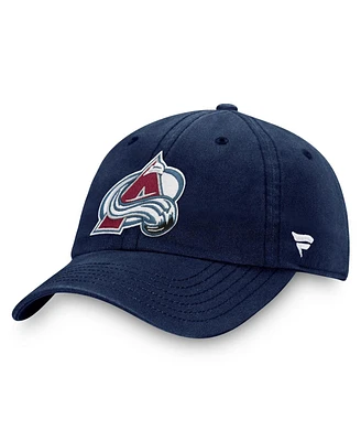 Fanatics Men's Navy Colorado Avalanche Core Primary Logo Adjustable Hat