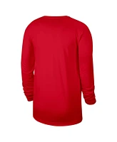 Nike Men's Red Houston Rockets 2024/25 Legend On-Court Practice Long Sleeve T-Shirt