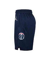 Jordan Men's Navy Washington Wizards Statement Edition Swingman Shorts