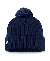 Fanatics Men's Navy Colorado Avalanche Primary Logo Cuffed Knit Hat with Pom