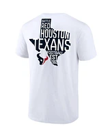 Fanatics Men's White Houston Texans Hot Shot State T-Shirt