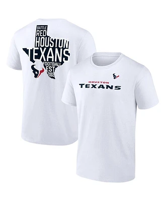 Fanatics Men's White Houston Texans Hot Shot State T-Shirt