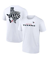 Fanatics Men's White Houston Texans Hot Shot State T-Shirt