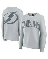 Fanatics Women's Gray Tampa Bay Lightning Elements Flow Pullover Sweatshirt