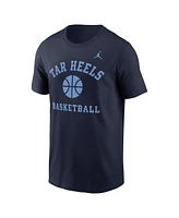 Jordan Men's Navy North Carolina Tar Heels Basketball Icon T-Shirt