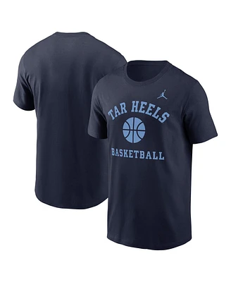 Jordan Men's Navy North Carolina Tar Heels Basketball Icon T-Shirt