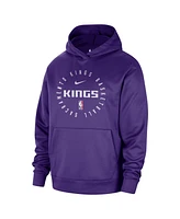 Nike Men's Purple Sacramento Kings 2024/25 Spotlight On-Court Practice Performance Pullover Hoodie