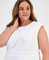 Kasper Plus Sleeveless Sheath Dress