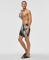 Mode of One Men's Large Palm Regular-Fit Printed Swim Trunks, Exclusively at Macy's