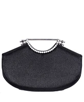 Nina Crystal Encrusted Small Handle Bag