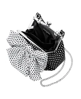 Nina Small Bow Frame Crossbody Bag