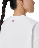 Sweaty Betty Women's Cotton Long-Sleeve Logo T-Shirt