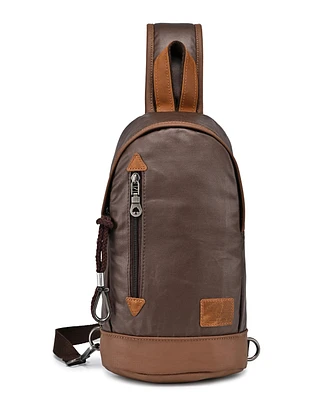Tsd Brand Urban Light Coated Canvas Sling Bag