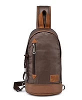 Tsd Brand Urban Light Coated Canvas Sling Bag