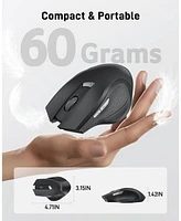 acer Wireless Mouse for Laptop, 3 Adjustable Dpi Computer Mouse Wireless with 2.4GHz with Usb Mini Receiver, 6 Buttons, 1600 Dpi Ergonomic Mouse, Comp