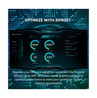 acer | Predator BiFrost Intel Arc A750 Overclocking Graphics Card | 8GB GDDR6 256-bit 16 Gbps | Dual Fan Hybrid Cooling and Vapor Chamber | Tpd 250W |