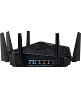 acer Predator Connect W6 Wi-Fi 6E Gaming Router | Hybrid QoS Compatible with Intel Killer Prioritization Engine | Tri-Band AXE7800 2.4GHz/5GHz/6GHz |