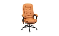 Executive Office Chair with Massage and Heating Options for Relaxation