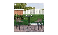 3-Piece Outdoor Bistro Set for Patio, Garden, or Balcony Dining