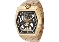 Invicta Men's 44013 Akula Mechanical 2 Hand Black, Ivory Dial Watch